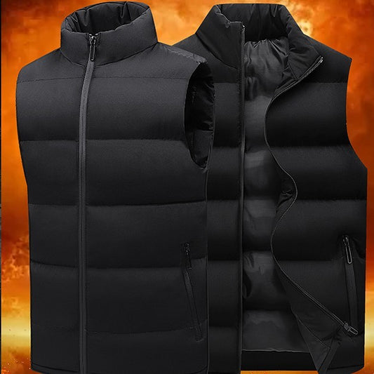 Printable Vest Cotton-padded Coat Winter